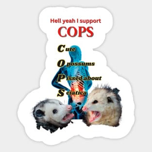 I love COPS Sticker